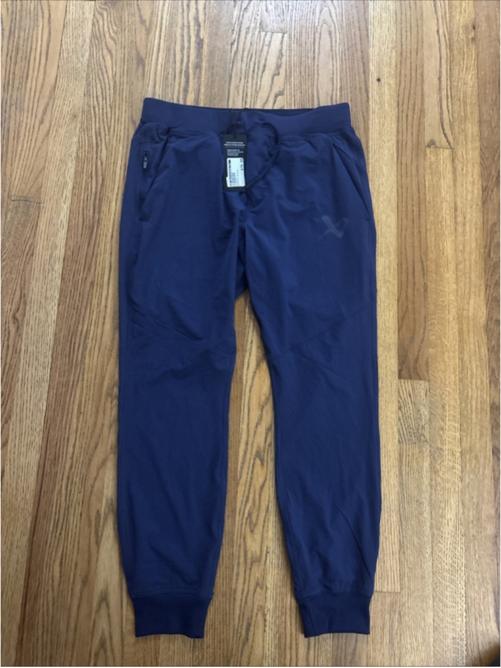 Bauer Hockey PNT 23 Fleece Jogger SR-M-NV Blue Size Medium NWT